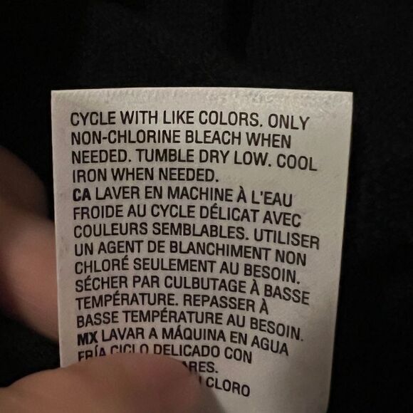 INC International Concepts Plus Size V-Neck Sweater Deep Black Hi-Lo 2X NWT - Picture 9 of 9